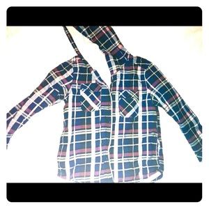 Boston Traders Sherpa lined hooded flannel